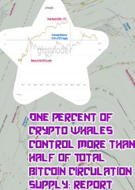 Bitcoin percent controls circulating coins study